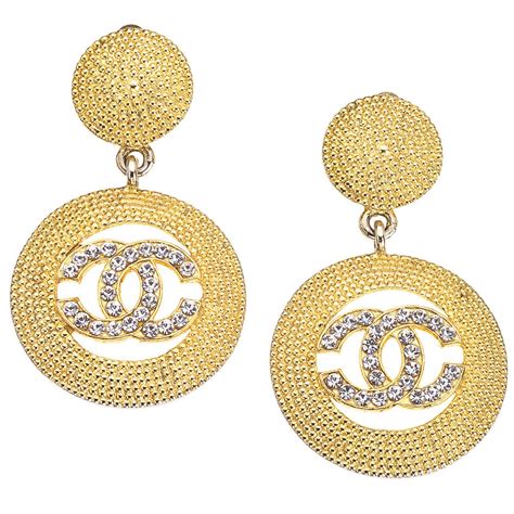 chanel earrings dangling|most collectible chanel earrings.